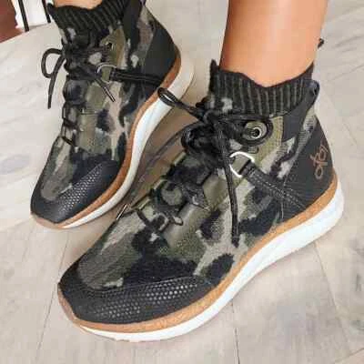 OTBT Mujer HÍBRIDO EN PINO ZAPATILLAS ALTAS CAMUFLAJE TALLA 10  Foto 1 de 3