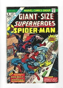 Giant-Size Super-Heroes #1 Spider-Man Morbius Man-Wolf, 6.0 FN, 1974 Marvel - Foto 1 di 2