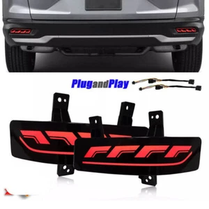 Rear Bumper Reflector Tail Light Smoke Turn Signal Brake for Honda CRV 2020-2022 - Picture 1 of 8