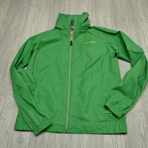 Columbia Omni Shield giacca donna verde medio con cappuccio giacca a vento impermeabile - Foto 1 di 11