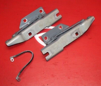 2008 - 2010 宝马 528xi E60 LCI 原始设备制造商前盖 BONNET 带盖升降支持 HINGE 套装 — 第 1/4 张图片