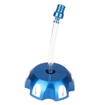 Tapa del tanque de gasolina y tubo respirador azul para Honda CRF150F/CRF230F 2003-17 Foto 1 de 4