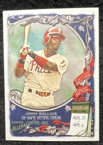 2023 Topps Allen & Ginter Spotless Spans - Jimmy Rollins - #SS-19 - Phillies - Picture 1 of 2