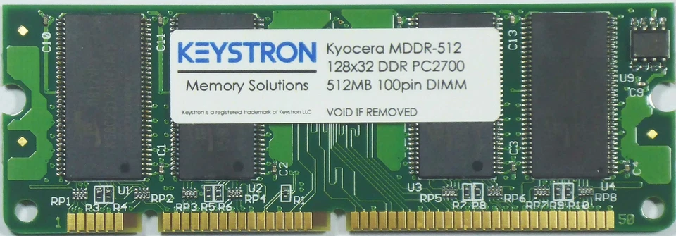 MDDR-512 512MB 100pin DDR SODIMM Memory for Kyocera Printer KM-C4035E - Image 1 of 1
