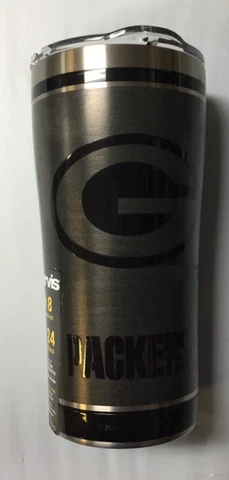 GreenBay Packers NFL Tervis Travel Stainless 20 oz Insulated Tumbler w/Lid Cover