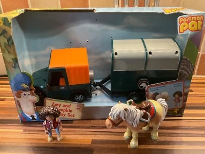 Postman Pat Amy The Vet Jeep Vehicle & Horsebox with Pumpkin Horse Playset -Rare - Image 1 of 4