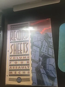 Battletech Record Sheets Volume Four Assault Mechs 1650 UNUSED 1991 - Bild 1 von 2
