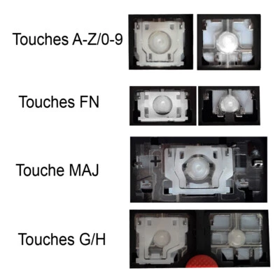 Touche de Clavier pour LENOVO ThinkPad P51s P52s P53 P53s P72 P73 T570 T580 T590 - Photo 1/3