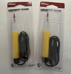 x2 CAR FUSE, CONDUCTOR & CIRCUIT TESTER KIT Electrical Continuity Check w/Light - Foto 1 di 4