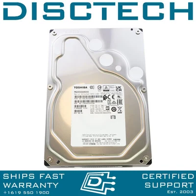 8TB SAS Toshiba MG08SDA800E LFF 12Gbps 7.2K 512e Enterprise Drive HDD Hard Drive - Image 1 of 3