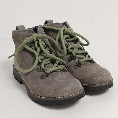 Clarks Ankle Boots Size 11G Childrens Grey Green Lace-up WRDC-EP - Image 1 of 4