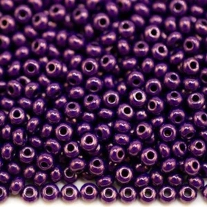 10/0 33062 Preciosa Seed Beads. Opaque - Color Lustered. - Picture 1 of 5