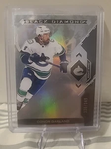 2022-23 Upper Deck Black Diamond Conor Garland 336/349 #BDB-CG Vancouver Canucks - Picture 1 of 2