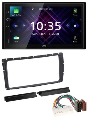 JVC DAB 2DIN MP3 Bluetooth USB Autoradio für Toyota Hilux (ab 2011) - Bild 1 von 4