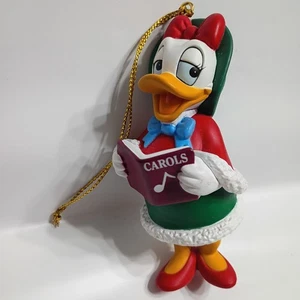 Vintage Disney Daisy Duck Caroler WEIHNACHTSSCHMUCK GROLIER Macau - Bild 1 von 5
