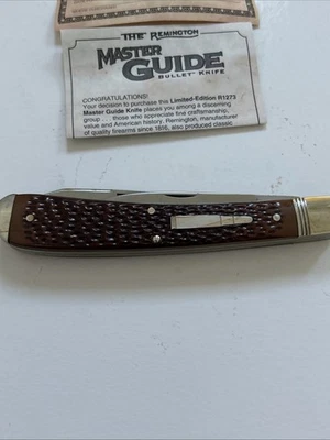Remington Master Guide Bullet Knife R1273 Limited Collector's Edition 1995 - Image 1 of 4