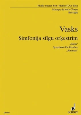 Symphony for Strings Pêteris Vasks Studyscore String Orchestra Schott Music - Image 1 of 4