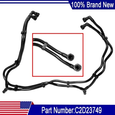 For 2010-19 Jaguar XF XJ 3.0 5.0L New Supercharger Cooler Coolant Hose C2D23749 - Image 1 of 4