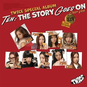 TWICE [TEN:THE STORY GOES ON] Special Album CAST Ver/CD+POSTER+Book+5 Card+GIFT - Picture 1 of 9