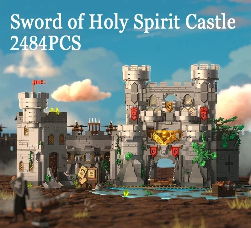 2484PCS Sword of Holy Spirit Castle Building Blocks Toys Kits Christmas gift - Image 1 of 4
