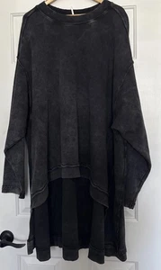 Free People Oversized Hi Lo Sweatshirt XL - Picture 1 of 5