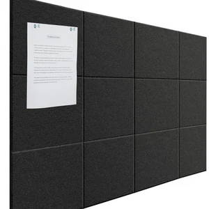 Cork Boards Bulletin Board 12 Pack Large Felt Board for Walls Felt Board with S - Picture 1 of 7