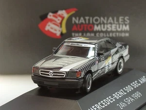 Herpa Mercedes 500 SEC AMG, SPA 1989, "Nationales AutoMuseum", Sonder-PC - 1/87 - Picture 1 of 8