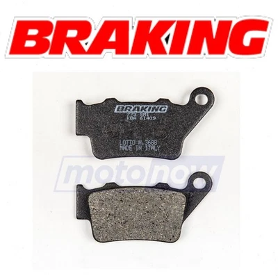 Braking Rear SM1 Semi Metallic Pads for 1998-2002 KTM 380 SX - Brake Brake iw Foto 1 de 4