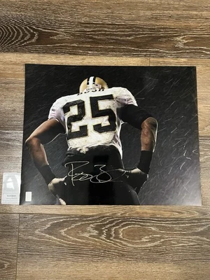 Реджи Буш 16x20 подписанное фото с сертификатом подлинности футбол с автографом New Orleans Saints NFL - Изображение 1 из 3