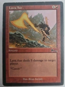 MTG Magic The Gathering Card Lava Axe Sorcery Red Urza's Legacy - Picture 1 of 2