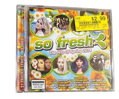 So Fresh: The Hits of Spring 2014 - G.R.L, Meghan Trainor, Zedd  CD New Sealed - Image 1 of 4