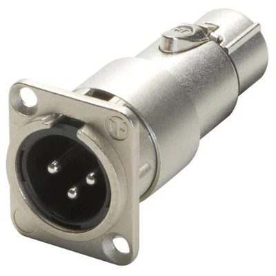 Neutrik NA3MDF XLR "D" Series 3-Pin Male to Female Adapter