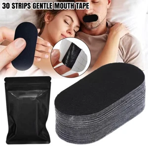30-120 Strips Gentle Mouth Tape for Night Use – Soft Hypoallergenic Lip Support - Picture 1 of 11