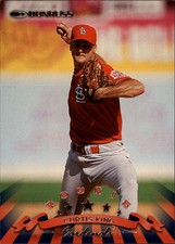 1998 Donruss St. Louis Cardinals Baseball Card #259 Curtis King RC