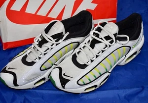 Nike Air Max Tailwind 4 Size 13 White Volt Black Sneakers AQ2567-100 ~CCF2#37 - Picture 1 of 13
