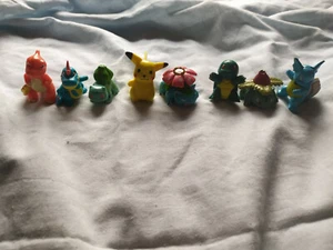 POKÉMON LOTE DE 8 MUÑECOS NINTENDO PIKACHU, CHARMELEON - Imagen 1 de 7