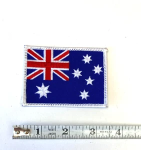 AUSTRALIA FLAG Iron On Patch 3 1/2" - Picture 1 of 2