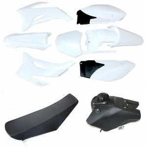 WT TTR 110 Plastics Guard Fairing Body Kit + Seat + Tank PIT Dirt Bike - Picture 1 of 11