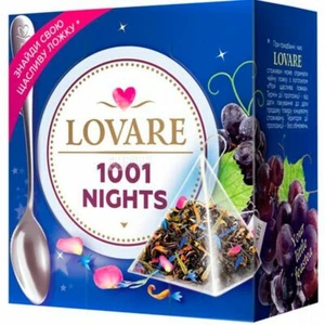 Lovare Tea 1001 Nights. Mix Black and Green Tea (15x2g Pyramids) - Picture 1 of 2