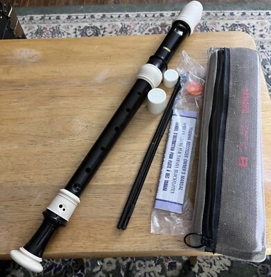 Vintage Yamaha Alto Baroque Recorder. YRA-302B. Made In Japan. - Image 1 of 4