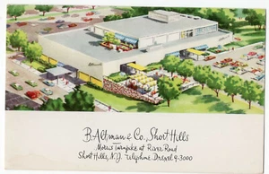 DE COLECCIÓN SHORT HILLS NJ POSTAL B ALTMAN GRANDES ALMACENES 051622 R - Imagen 1 de 2