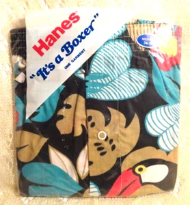 VINTAGE MENS HANES BOXERS MED 34-36 1 PAIR.💪 - Picture 1 of 3