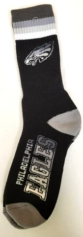 NFL Philadelphia Eagles Men's Socks, New (PLATINUM DUECE) Cover
