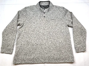 Eddie Bauer Herren XXL Radiator Fleece 1/4 Snap Pullover Sweater meliert grau - Bild 1 von 11