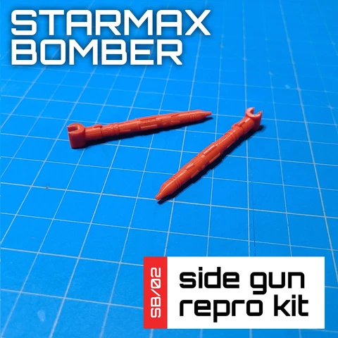 STARCOM STARMAX BOMBER Side Cannons Replica Replacement Kit Cover