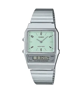 Orologio Uomo Casio Vintage AQ-800E-3AEF Con Quadrante Celeste Chiaro - Foto 1 di 2