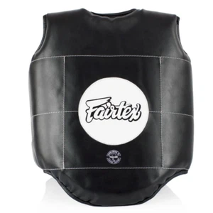 FAIRTEX Boxing Muay Thai Competition Protective Vest PV1 Punch Training Black - Picture 1 of 4