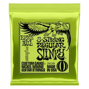 Paquetes de guitarra eléctrica Ernie Ball 2629 8 cuerdas slinky 10-74 1,2,3,4,5,6 - Imagen 1 de 2