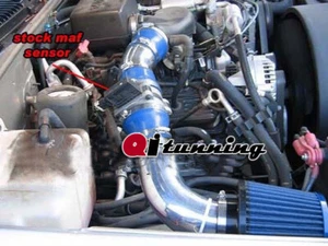 2pc BLUE Air Intake Kit & Filter For 1996-2000 Chevrolet Tahoe 5.0 5.7 V8 - Picture 1 of 1