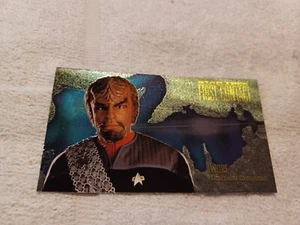 1996 SKYBOX STAR TREK FIRST CONTACT CHARACTER CARD C7 WORF - Picture 1 of 1
